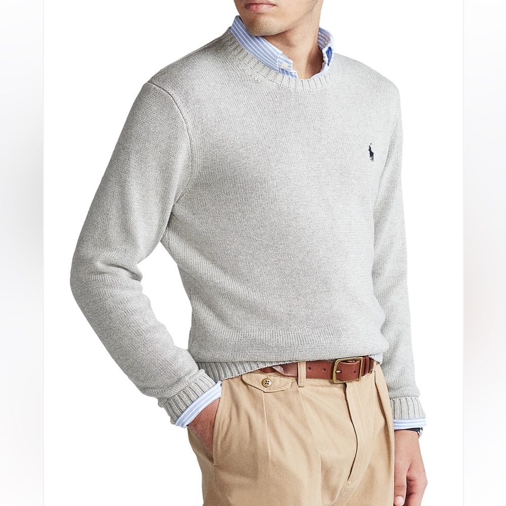 Polo Ralph Lauren Big & Tall Cotton
   round neck shaker